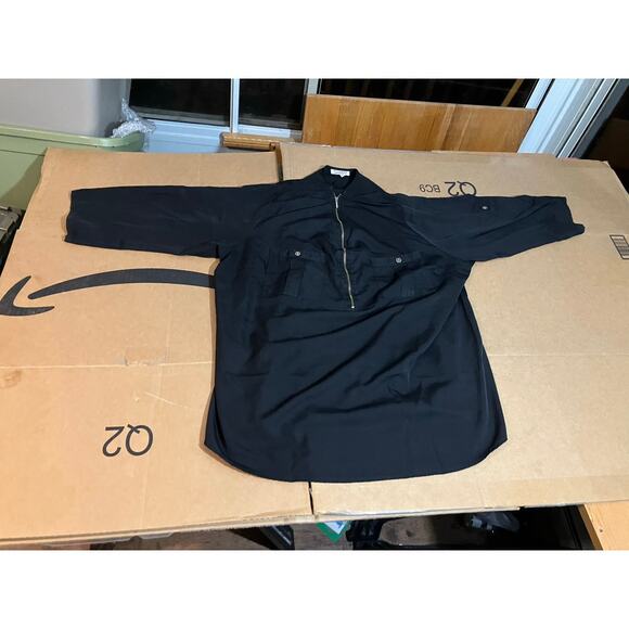 Mileage 3X Black Blouse,‎ Plus Size Shirt, Women's Top, Casual Wear, Comfortable - Picture 1 of 8
